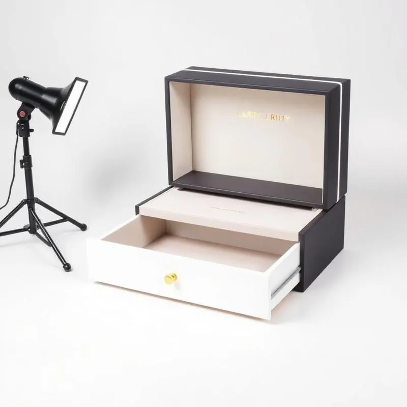 Drawer Gift Box | Gift Boxes - Muge Packaging - Side angle