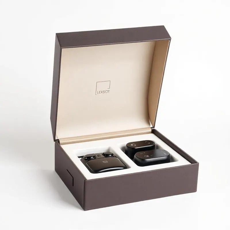 Electronics Gift Box | Gift Boxes - Muge Packaging - Side angle