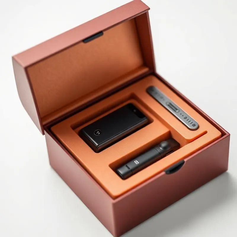 Electronics Gift Box | Gift Boxes - Muge Packaging - Close-up detail