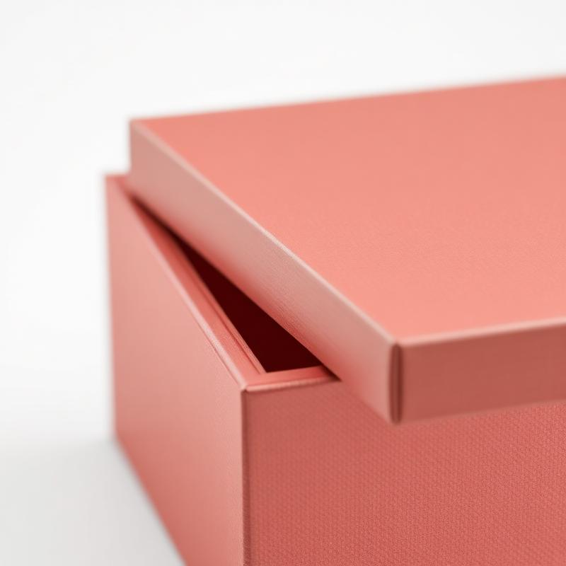 Lid & Base Gift Box - Close-up detail