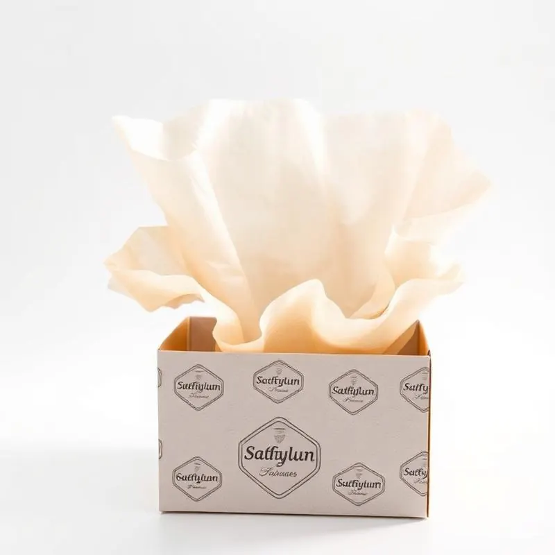 Branded Tissue Paper | Other Packaging - Muge Packaging - Open box