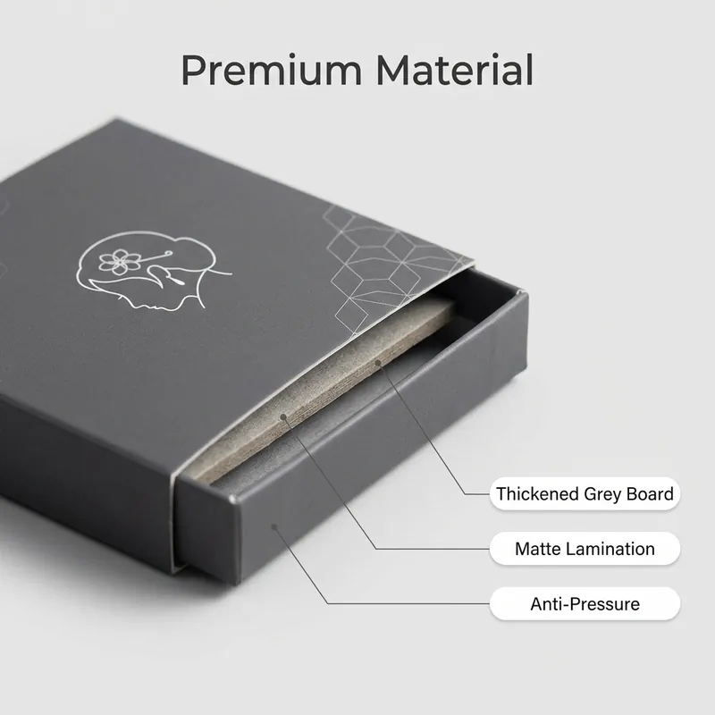 Slim Paper Card Drawer Box — Lightweight Sliding Sleeve | Paper Card Drawer Box - Muge Packaging