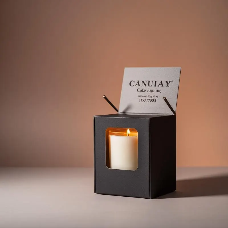 Custom Candle Packaging Box | Retail Boxes - Muge Packaging