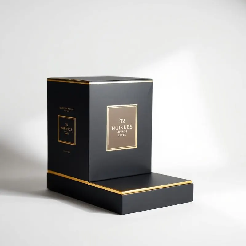 Candle Box | Retail Boxes - Muge Packaging - Side angle