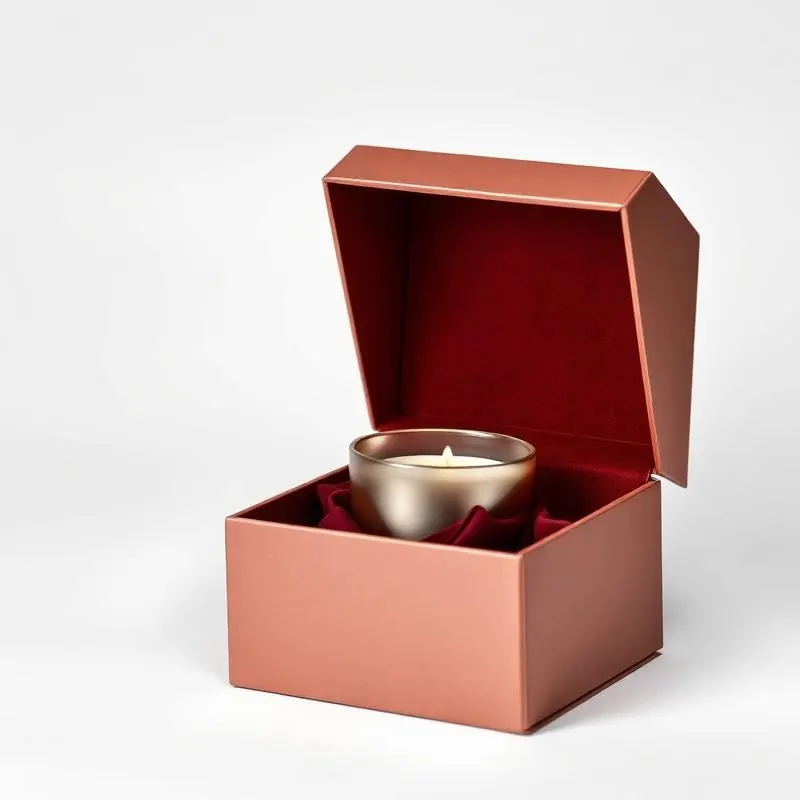 Candle Box | Retail Boxes - Muge Packaging - Open box