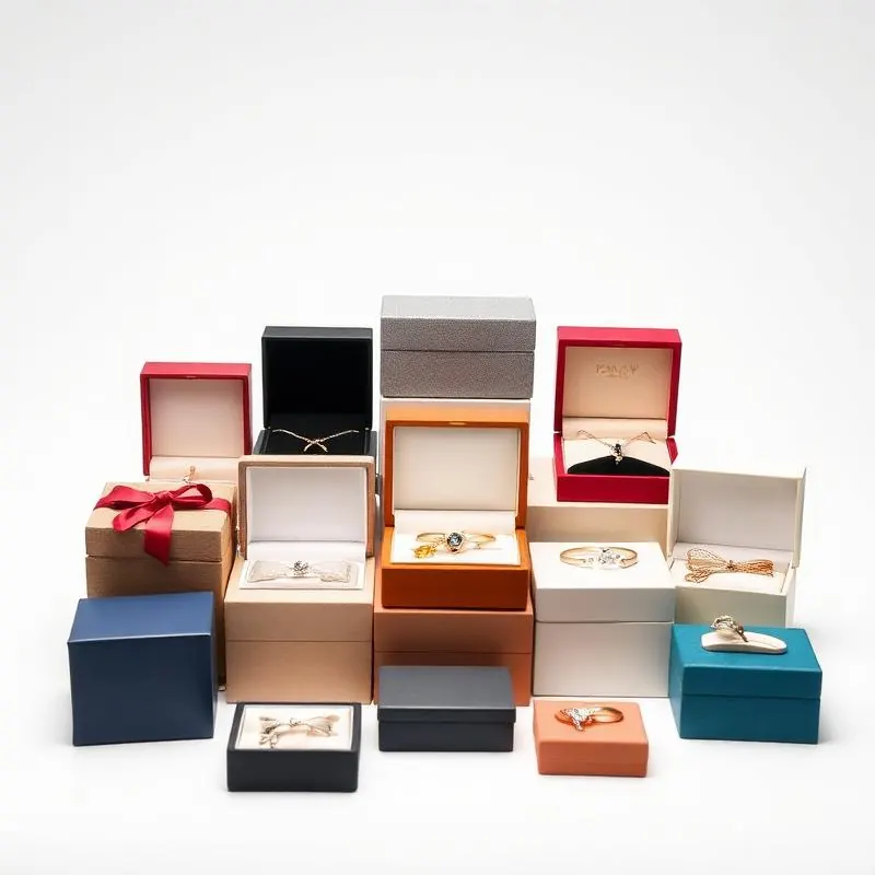 Jewelry Box | Retail Boxes - Muge Packaging - Color options