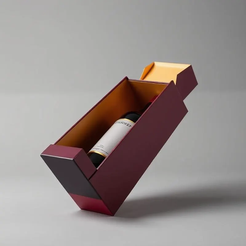 Wine Box | Retail Boxes - Muge Packaging - Side angle