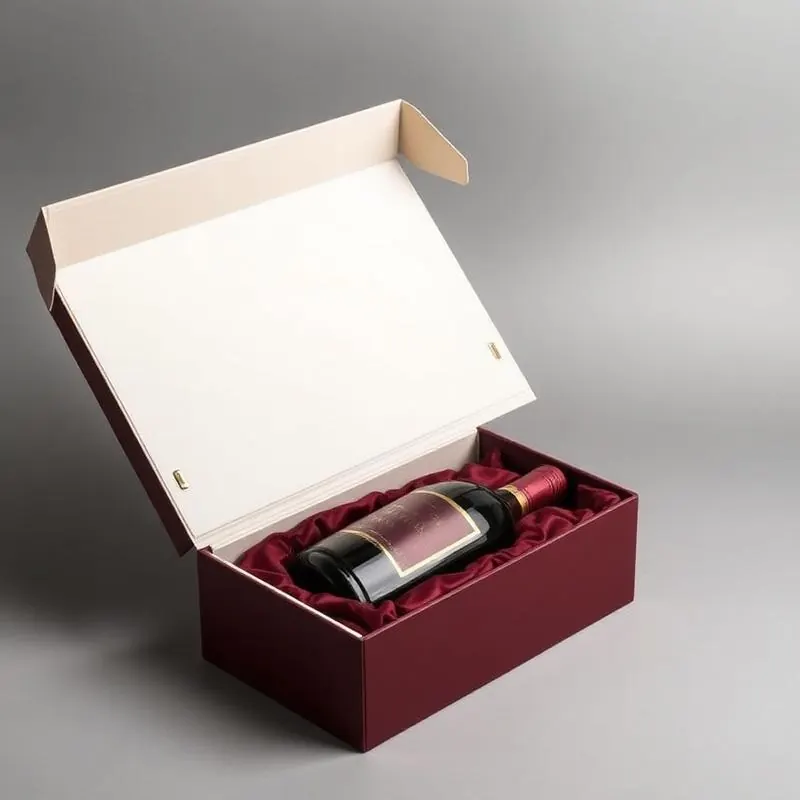 Wine Box | Retail Boxes - Muge Packaging - Open box