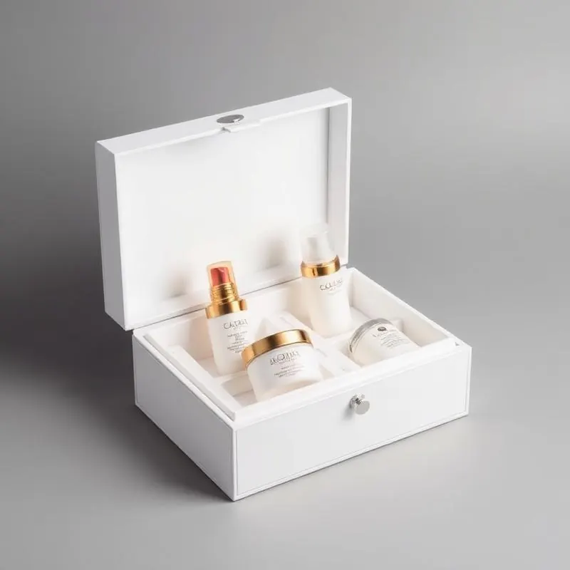 Custom Rigid Cosmetic Set Box | Rigid Boxes - Muge Packaging