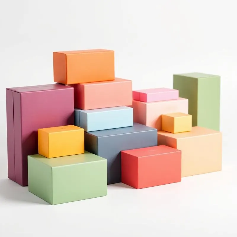 Cosmetic Set Rigid Box | Rigid Boxes - Muge Packaging - Color options