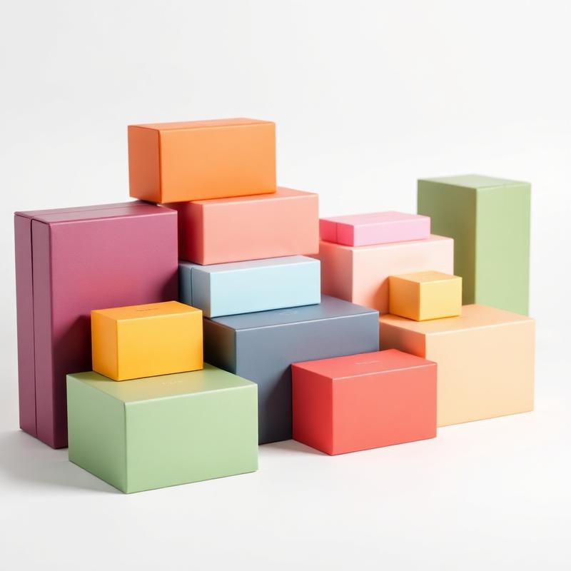 Cosmetic Set Rigid Box - Color options