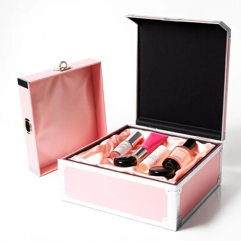 Cosmetic Set Rigid Box | Rigid Boxes - Muge Packaging - Open box
