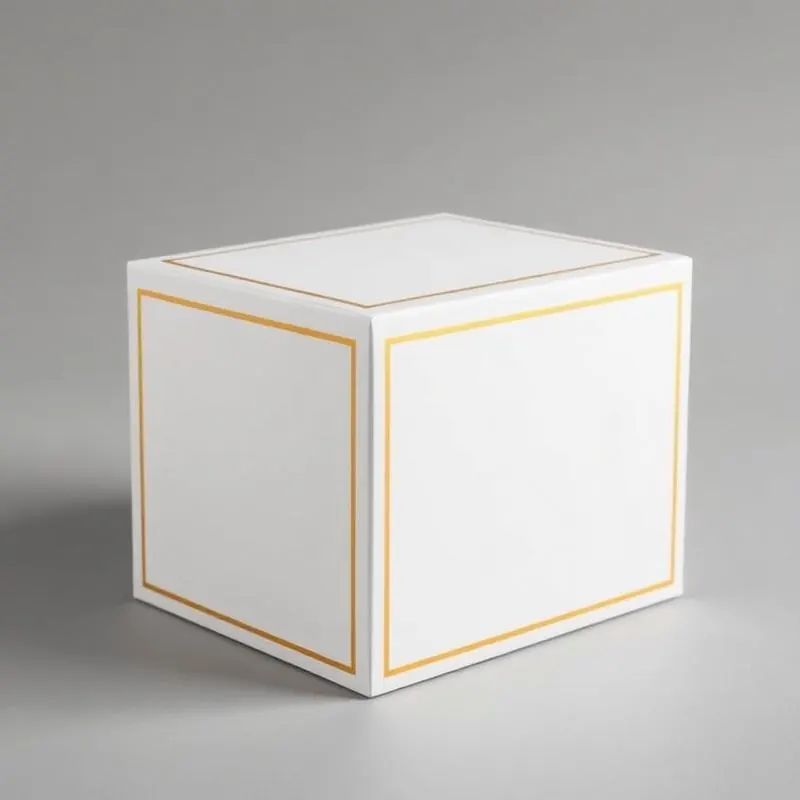 Luxury Rigid Gift Box | Rigid Boxes - Muge Packaging - Side angle