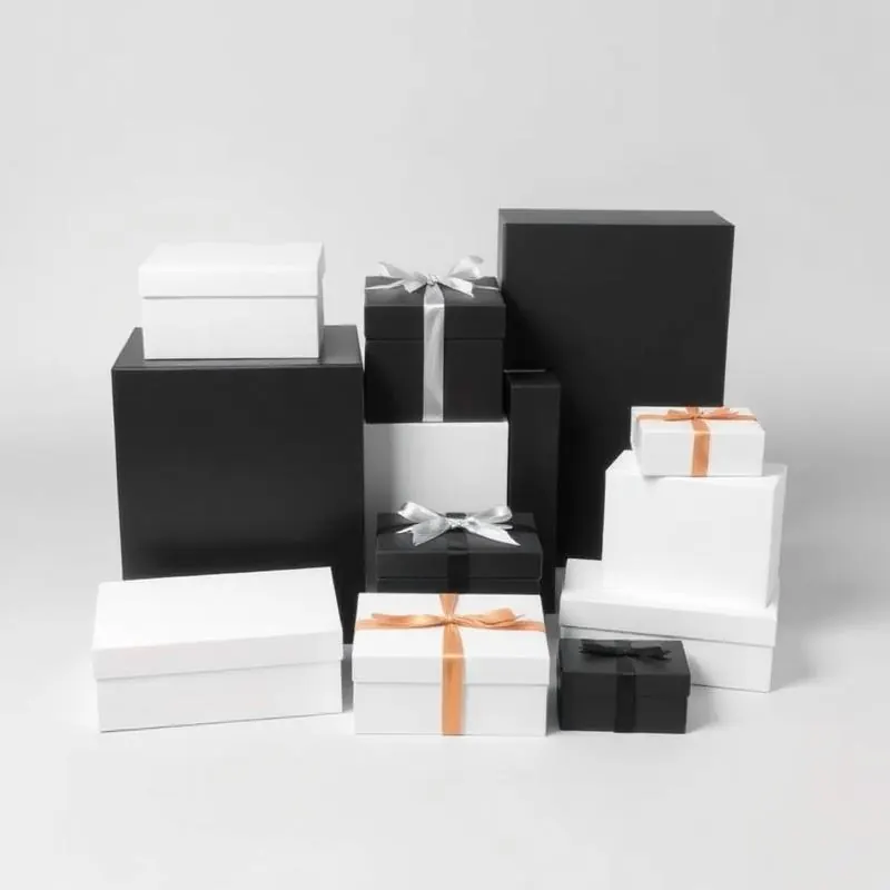Luxury Rigid Gift Box | Rigid Boxes - Muge Packaging - Color options