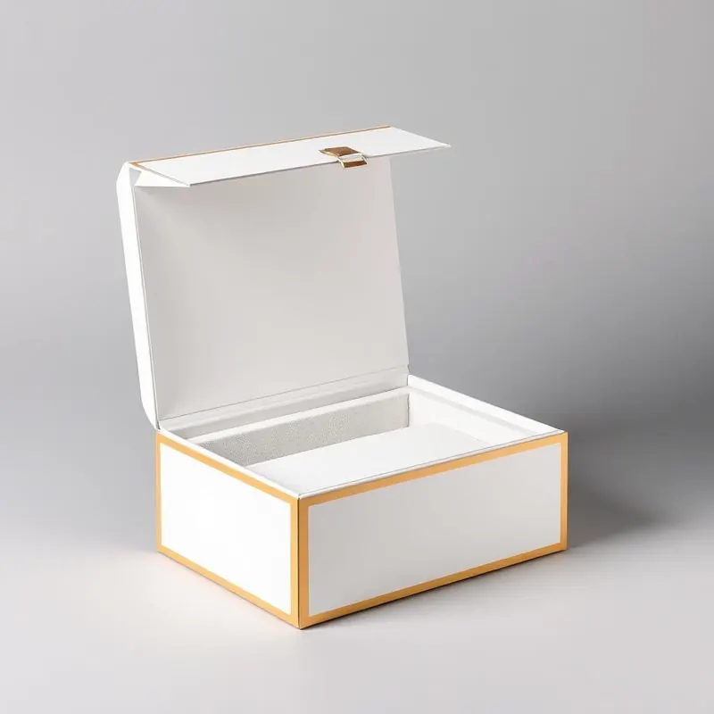Luxury Rigid Gift Box | Rigid Boxes - Muge Packaging - Open box