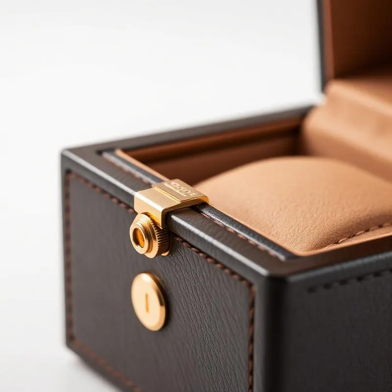 Watch Rigid Box | Rigid Boxes - Muge Packaging - Close-up detail