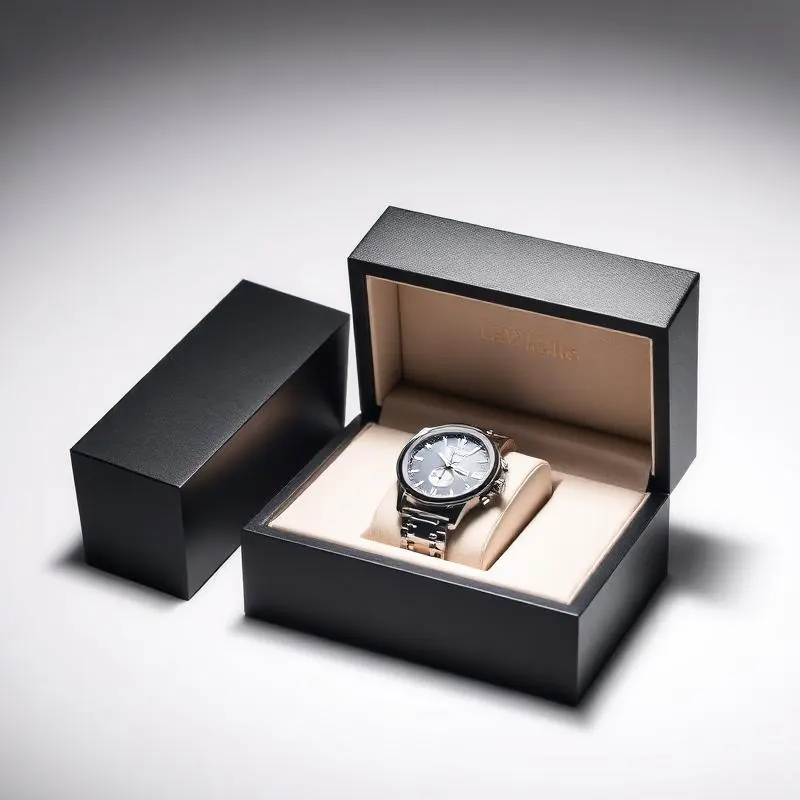 Watch Rigid Box | Rigid Boxes - Muge Packaging - Open box