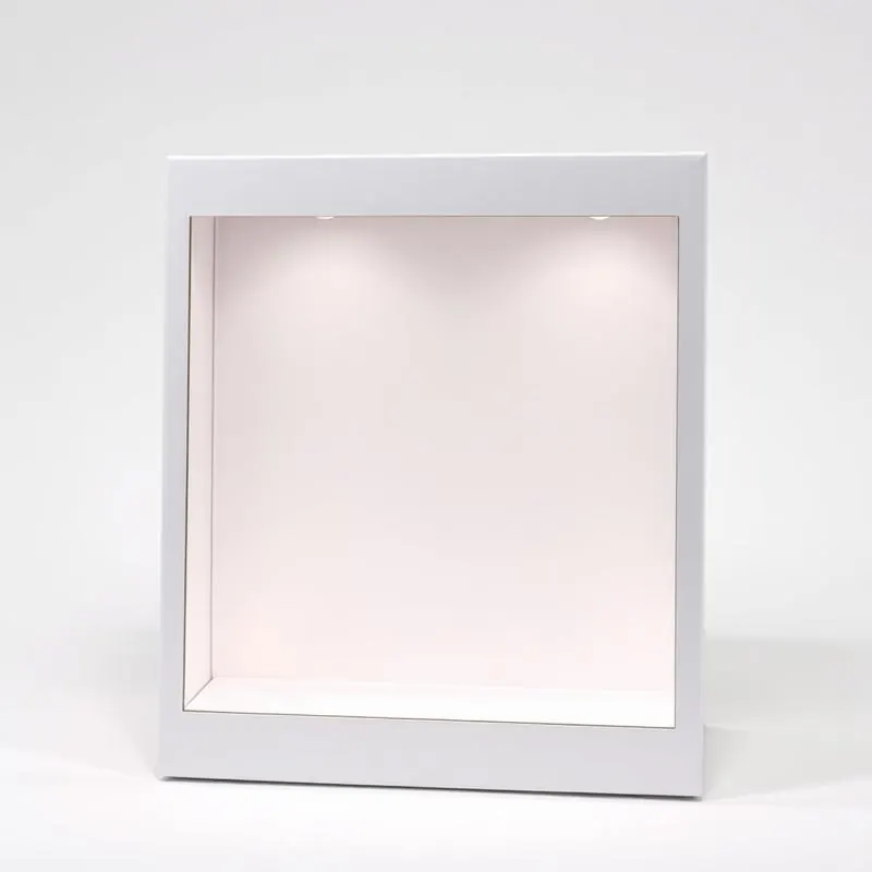 Rigid Window Box | Rigid Boxes - Muge Packaging - Side angle