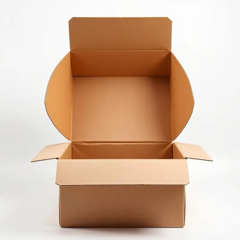 RTS Kraft Paper Box | Ready to Ship - Muge Packaging - Open box