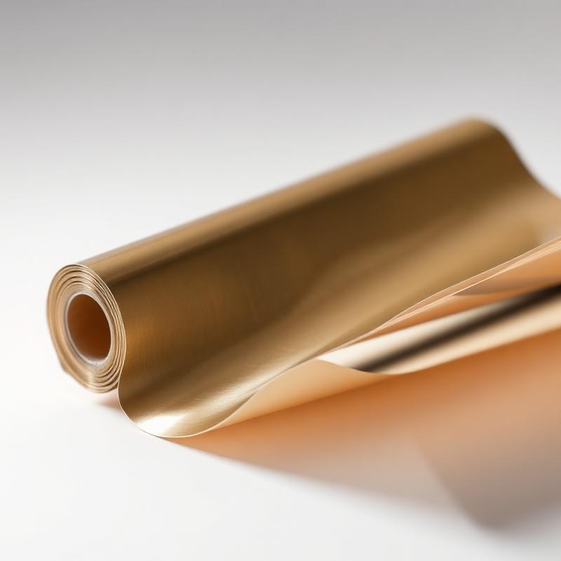 Foil Stamped Labels - Side angle