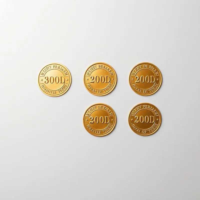 Custom Gold Foil Stickers | Custom Stickers - Muge Packaging