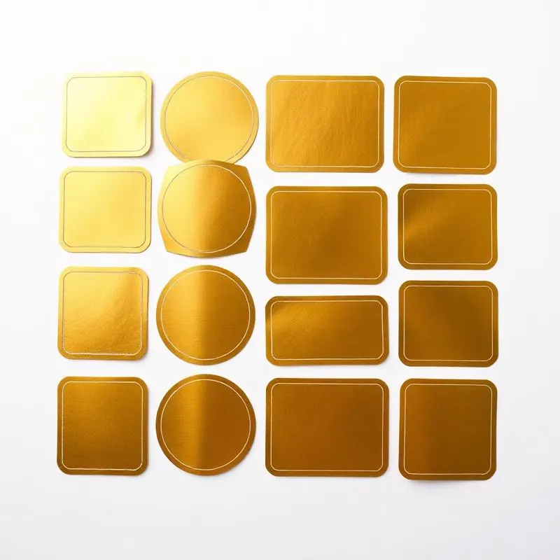 Gold Foil Stickers | Custom Stickers - Muge Packaging - Color options