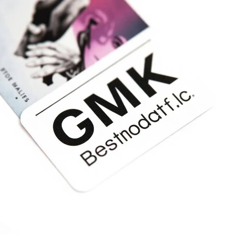Rectangle Stickers | Custom Stickers - Muge Packaging - Close-up detail