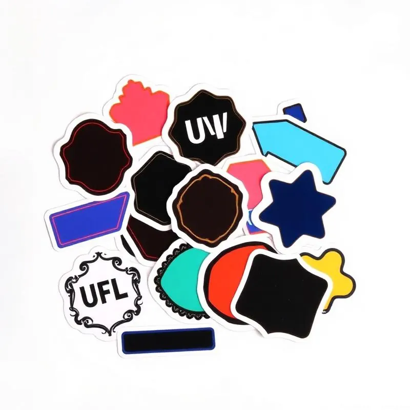 UV Coated Stickers | Custom Stickers - Muge Packaging - Close-up detail