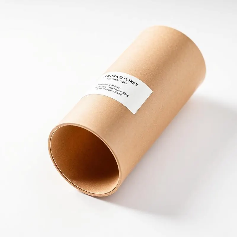 Apparel Paper Tube | Custom Paper Tubes - Muge Packaging - Side angle