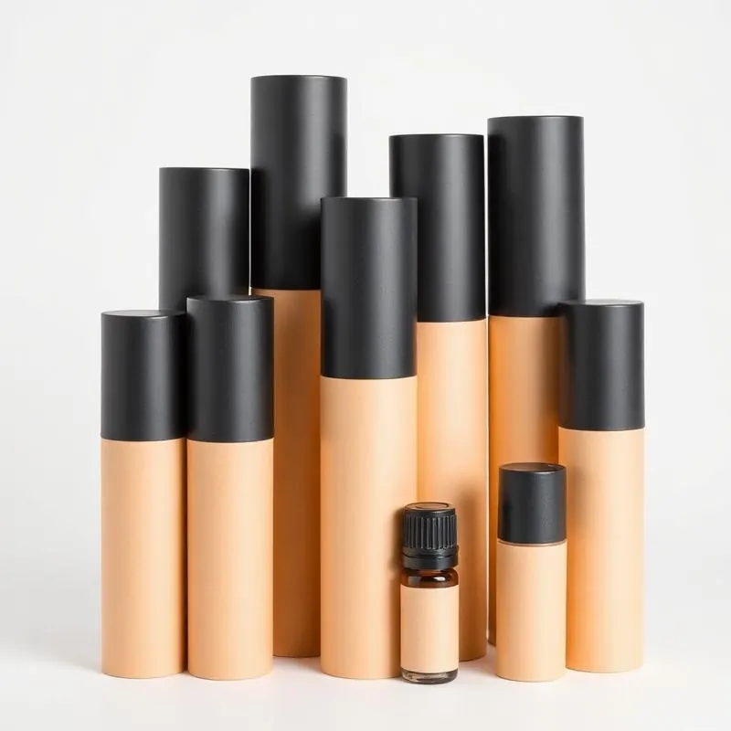 Essential Oil Tube | Custom Paper Tubes - Muge Packaging - Color options