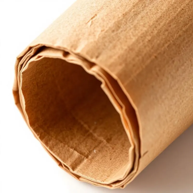 Kraft Paper Tube | Custom Paper Tubes - Muge Packaging - Close-up detail