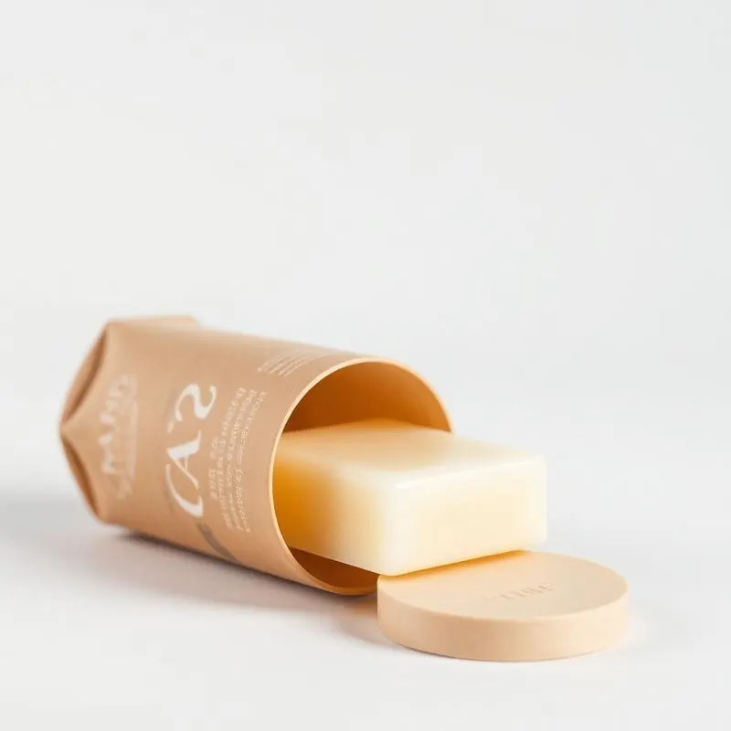 Soap Paper Tube | Custom Paper Tubes - Muge Packaging - Open box