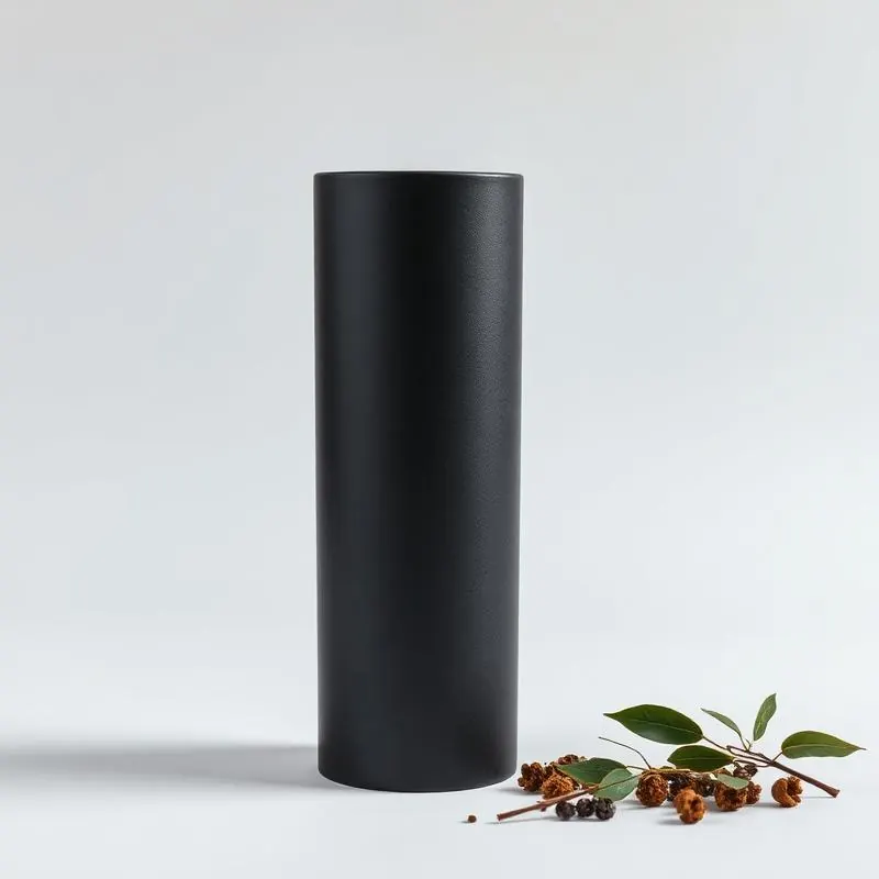 Tea Paper Tube | Custom Paper Tubes - Muge Packaging - Side angle