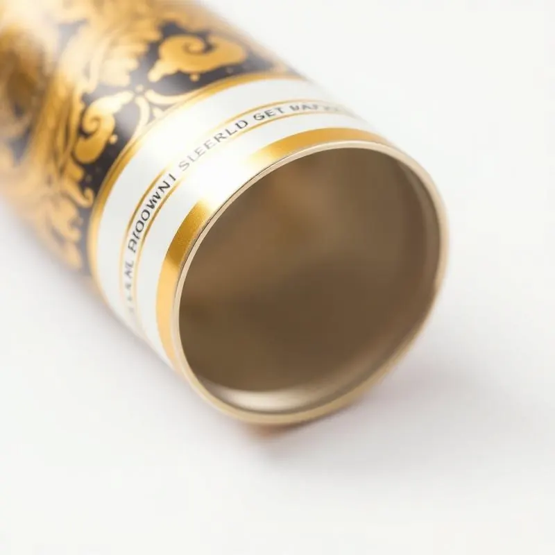 Tea Paper Tube | Custom Paper Tubes - Muge Packaging - Close-up detail