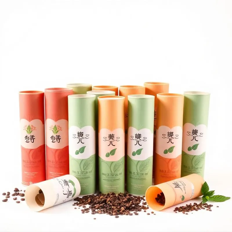 Tea Paper Tube | Custom Paper Tubes - Muge Packaging - Color options