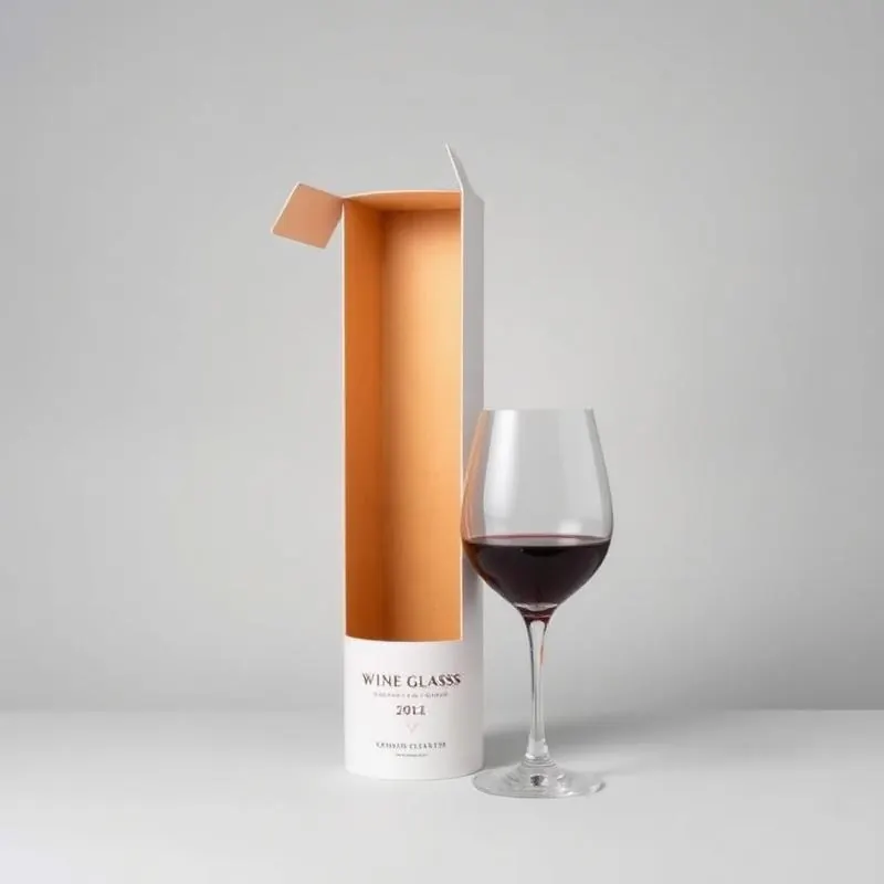 Custom Paper Tube for Wine Glass | Custom Paper Tubes - Muge Packaging