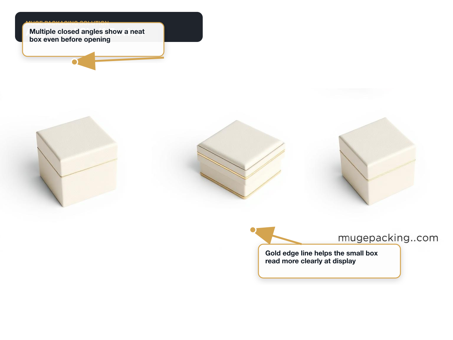 Ring Boxes Angle and shelf review annotated A+ content image