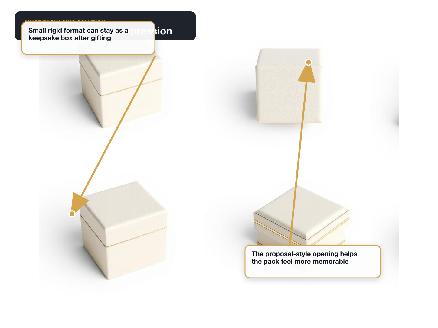 Ring Boxes Keepsake storage impression annotated A+ content image