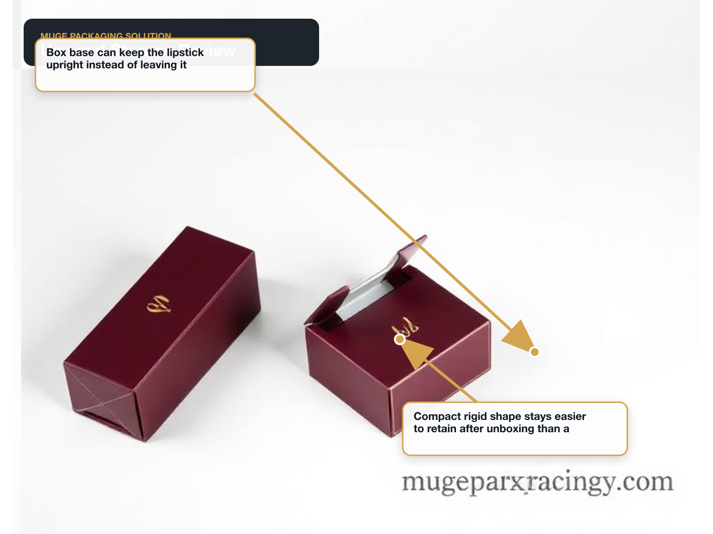 Lipstick Use and storage review annotated A+ content image