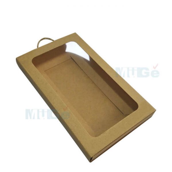 Cheap Kraft Paper Custom Clothing Packaging With Pvc Window4