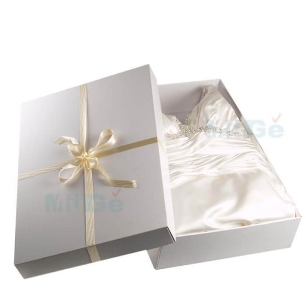 High Quality Customized Luxury Gift Paper Wedding Dress Box2