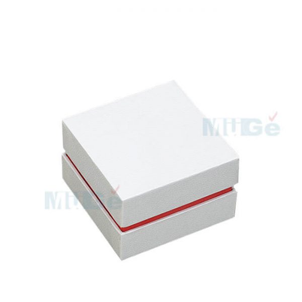 Luxury Jewelry Custom Cardboard White Packaging Top Base Box1