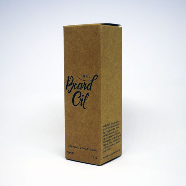 Wholesale Classic Printed Paper Beard Oil Packaging Box4