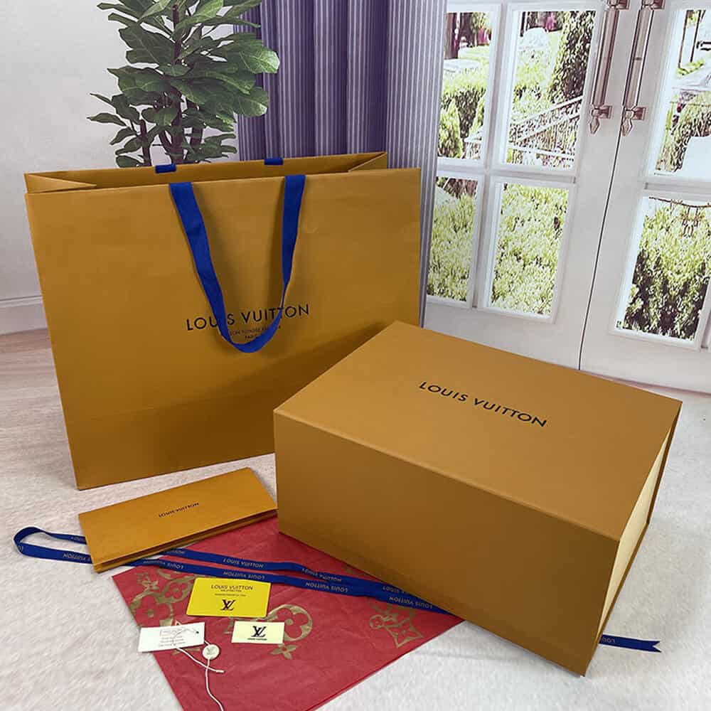 Louis Vuitton-Inspired Cardboard: Branded Packaging Makes Bubble Wrap Passe